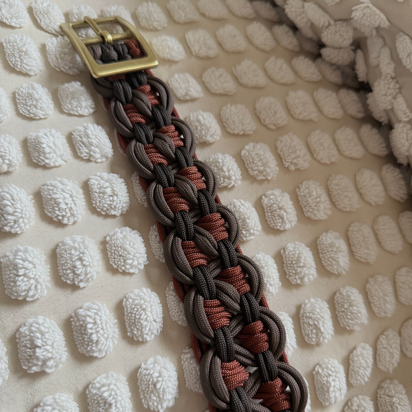 Paracord Halsband Noa Brown