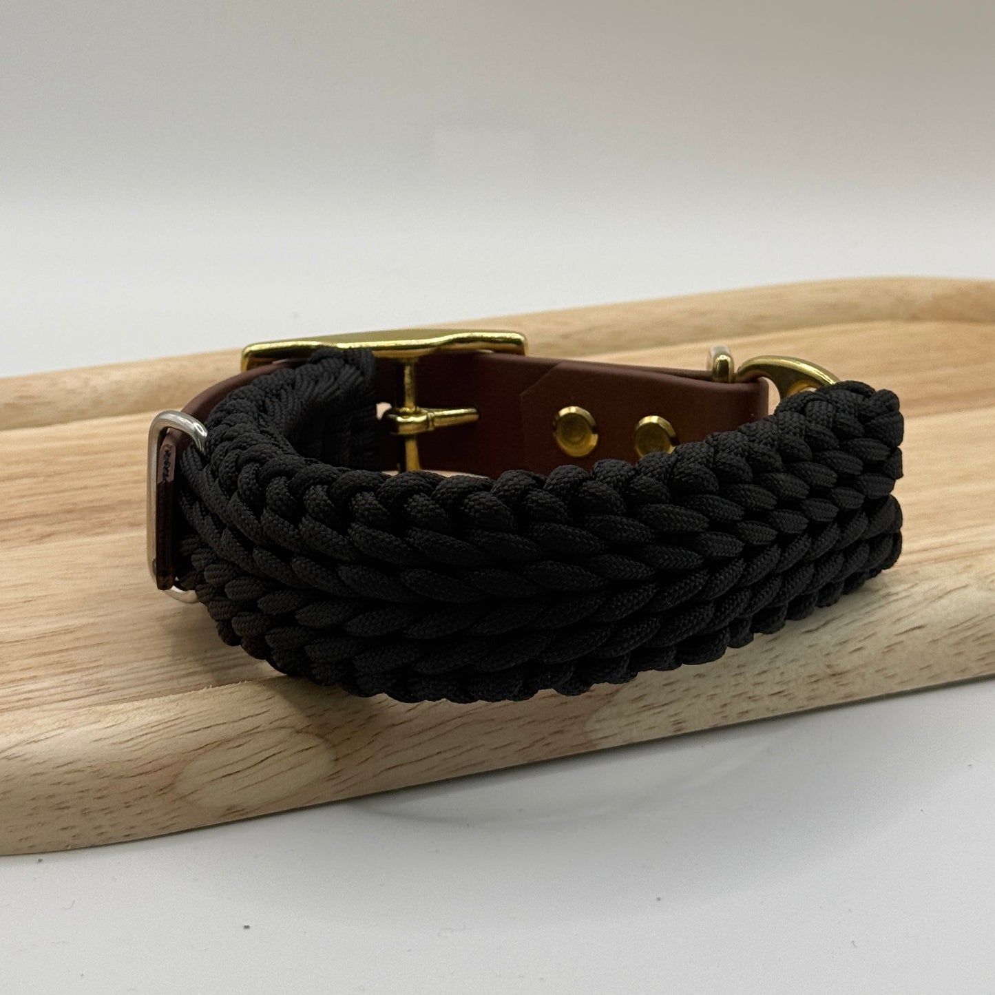 Paracord Halsband Schwarz