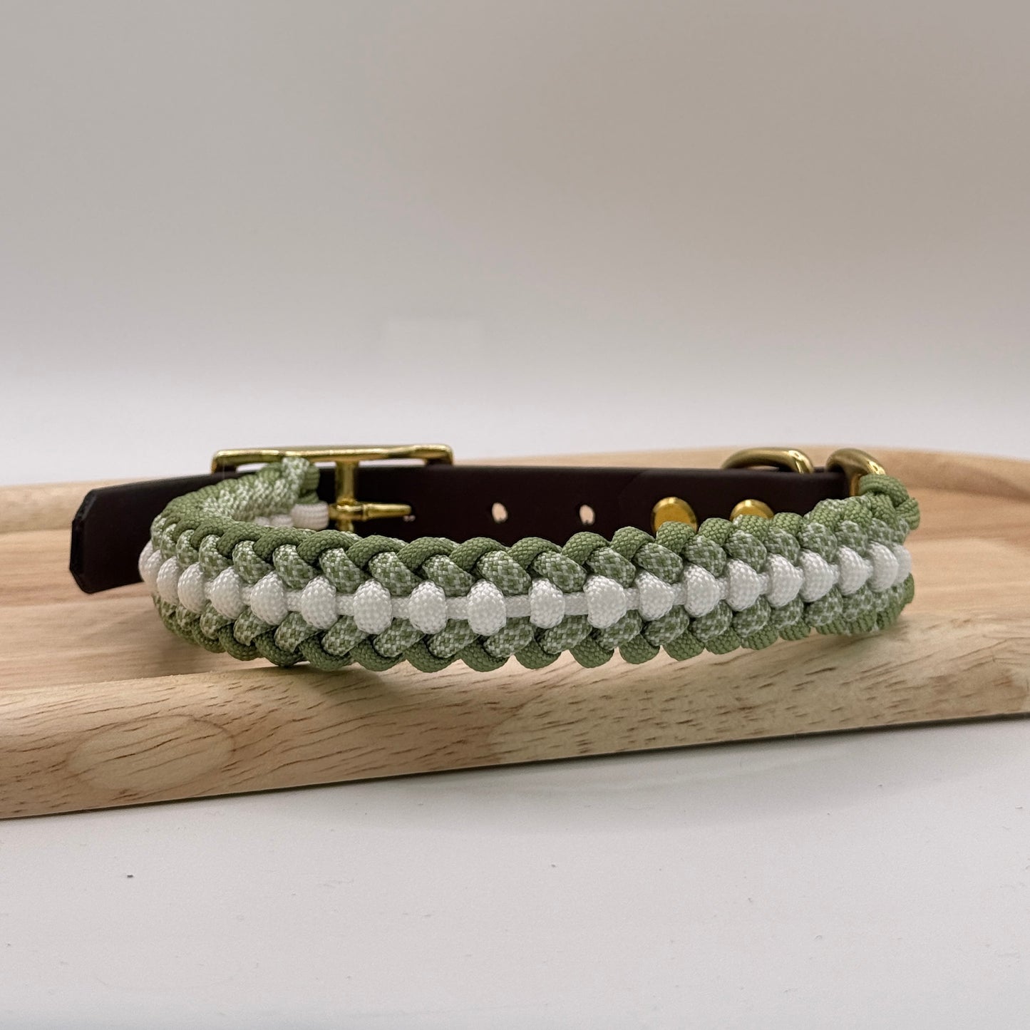Paracord Halsband Grün