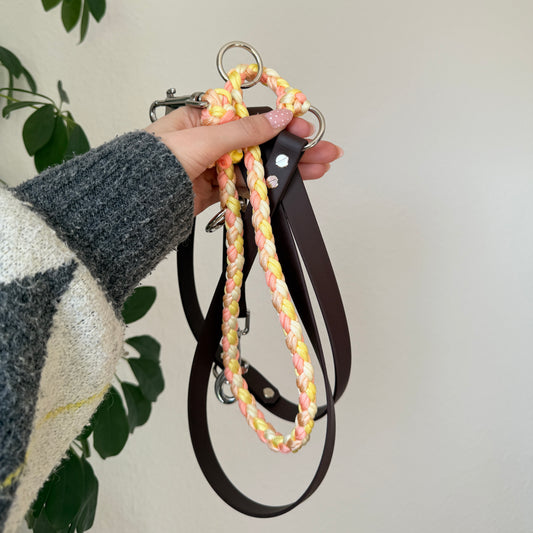 „HandsOff“ Paracord Leine Gelb