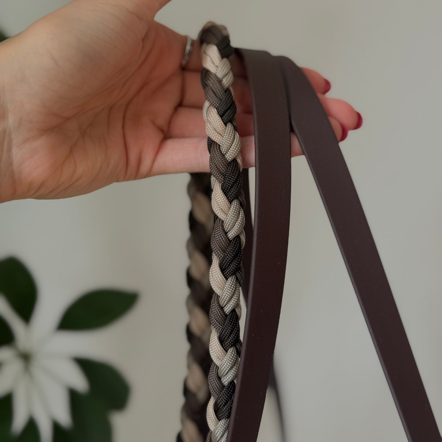 „HandsOff“ - Leine / Brown Dream