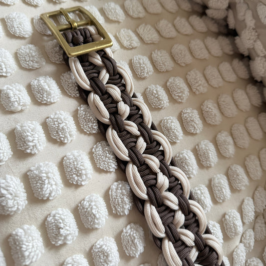 Paracord Halsband Mira Brown