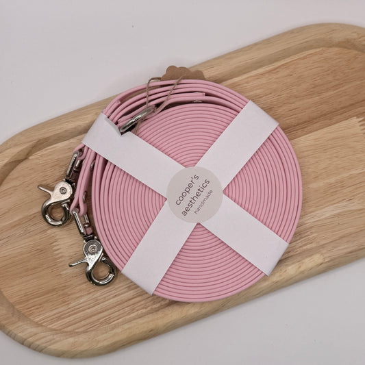 Schleppleine Rosa 5m / 7m mit Umhängesystem