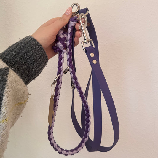 „HandsOff“ Paracord Leine Lila