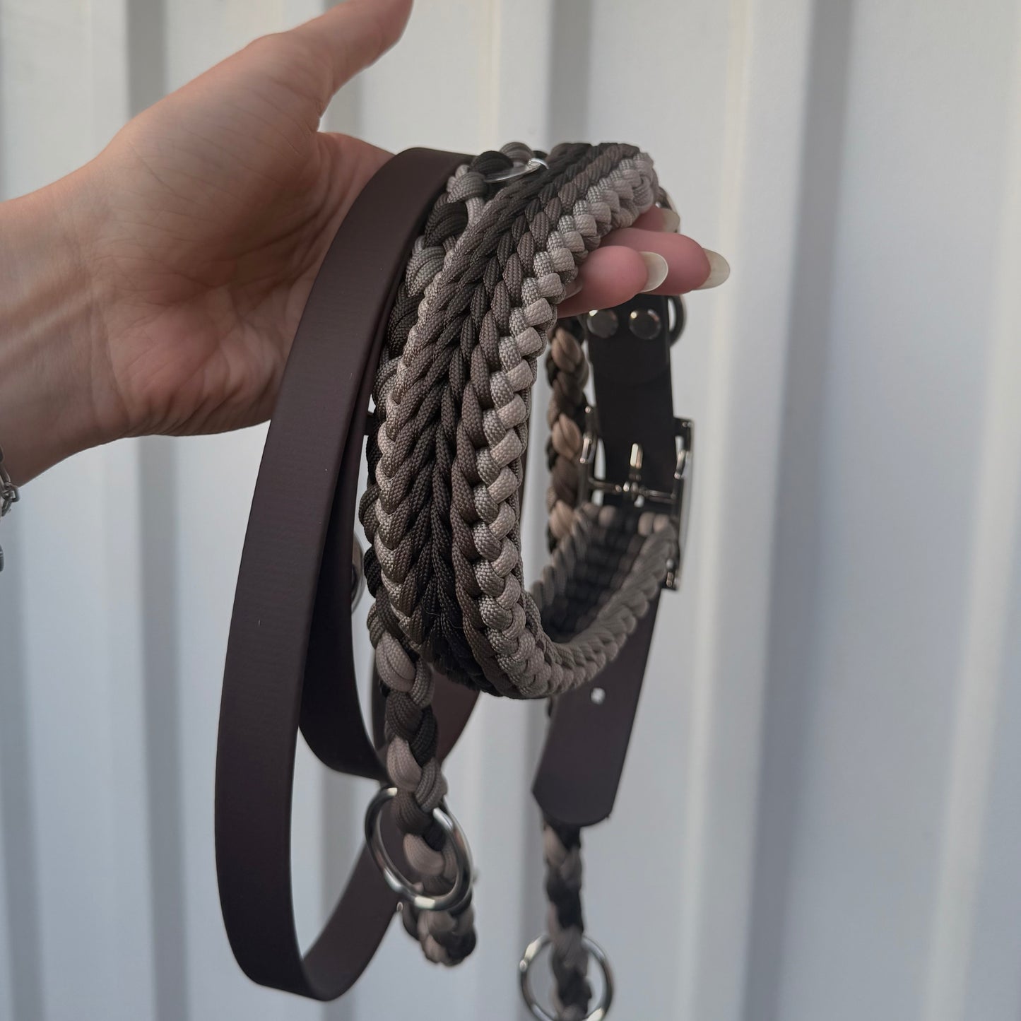 „HandsOff“ - Leine / Brown Dream